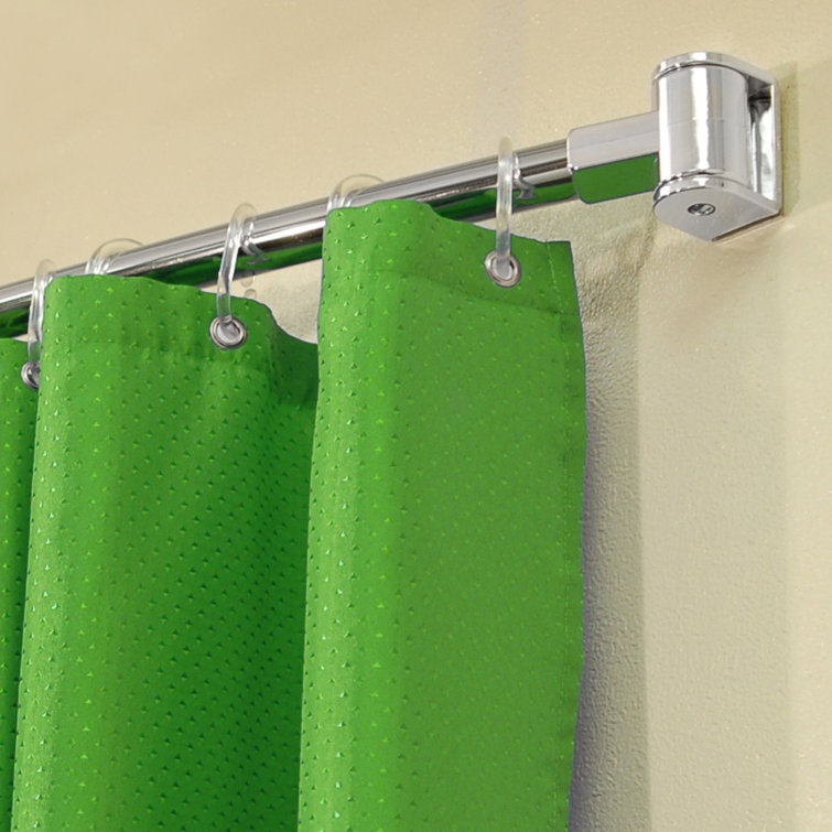 Belfry Bathroom 196cm Adjustable Curved Fixed Shower Curtain Rail